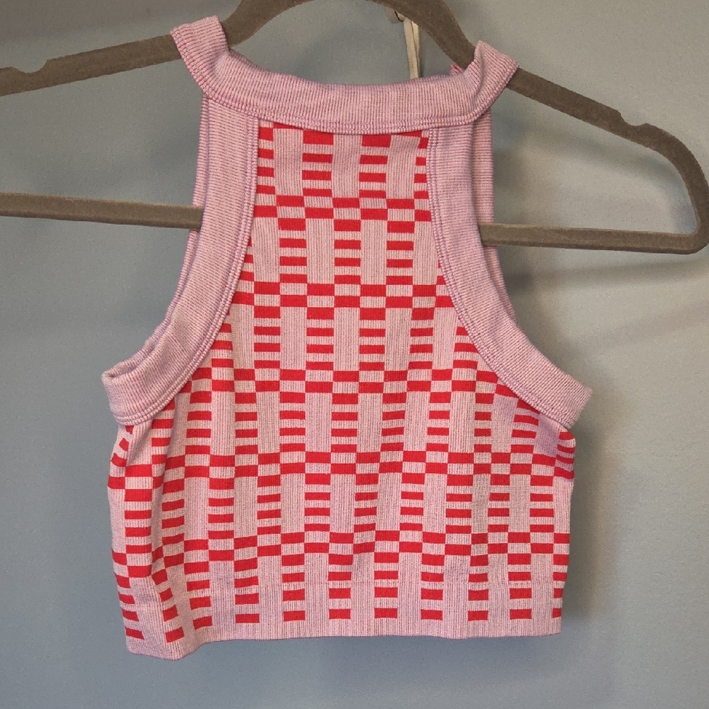 Cotton On Tank Top Light Purple And Red Size XS Crop